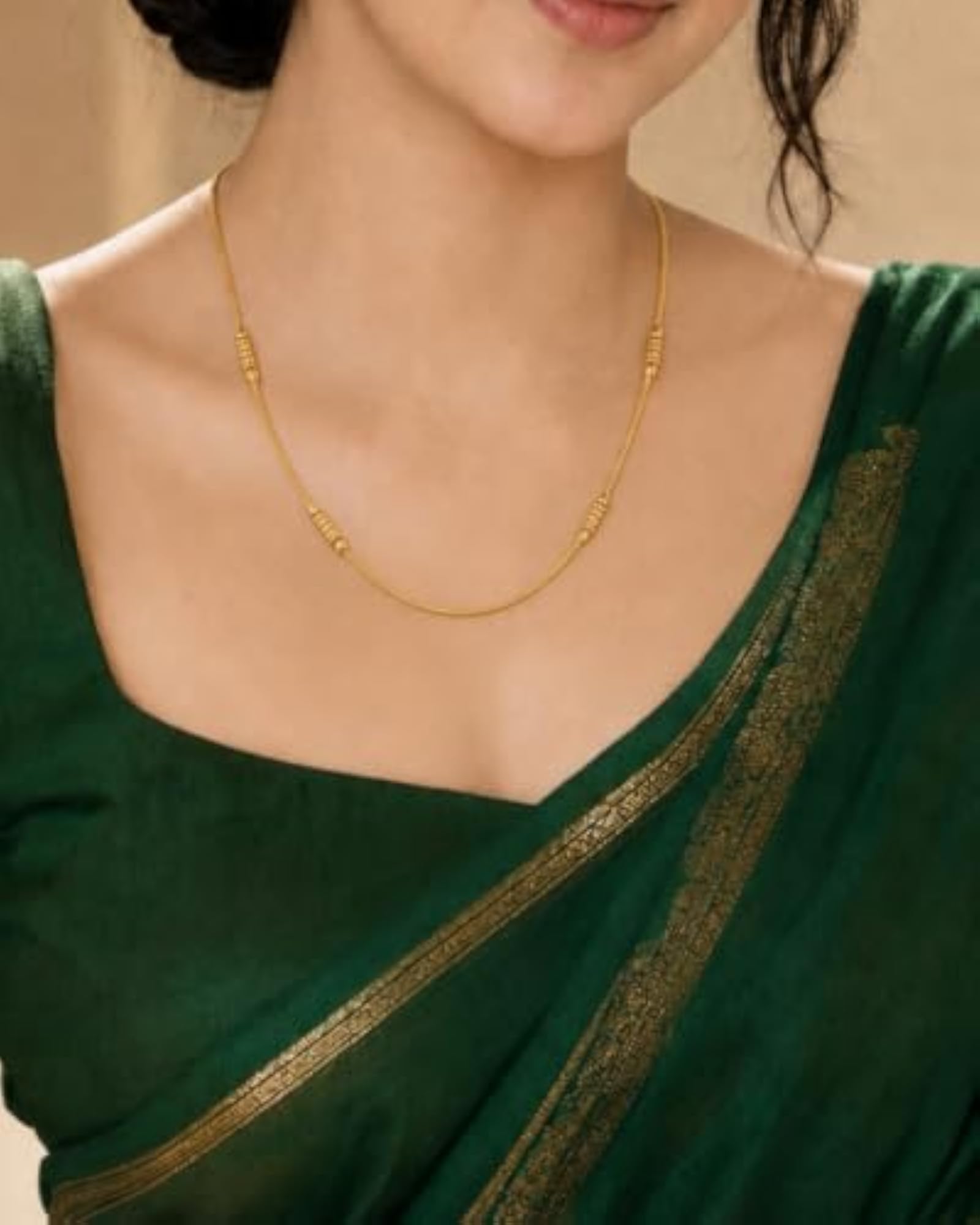 Stylish Gold Plated Elegant Daily Wear Chain for Women
